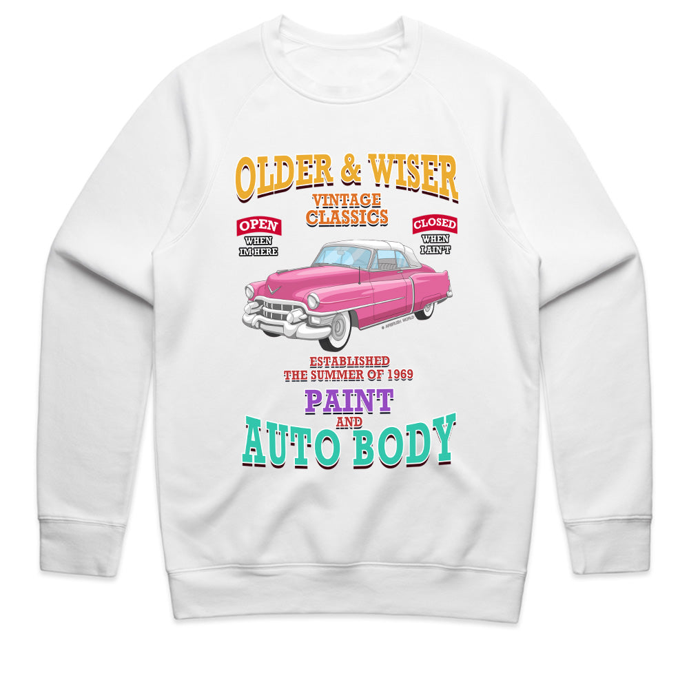 Older & Wiser Vintage Classics Auto Body T-Shirt – Retro Car Lover Tee!
