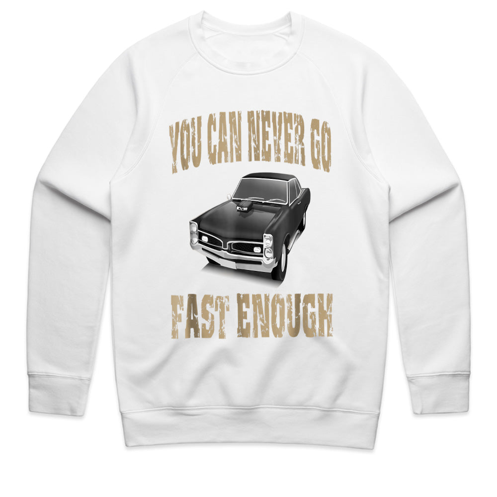 You Can Never Go Fast Enough – Classic Muscle Car Racing T-Shirt