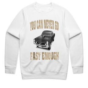 You Can Never Go Fast Enough – Classic Muscle Car Racing T-Shirt
