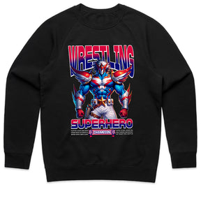 Wrestling Superhero Champion T-Shirt – Ultimate Battle Warrior