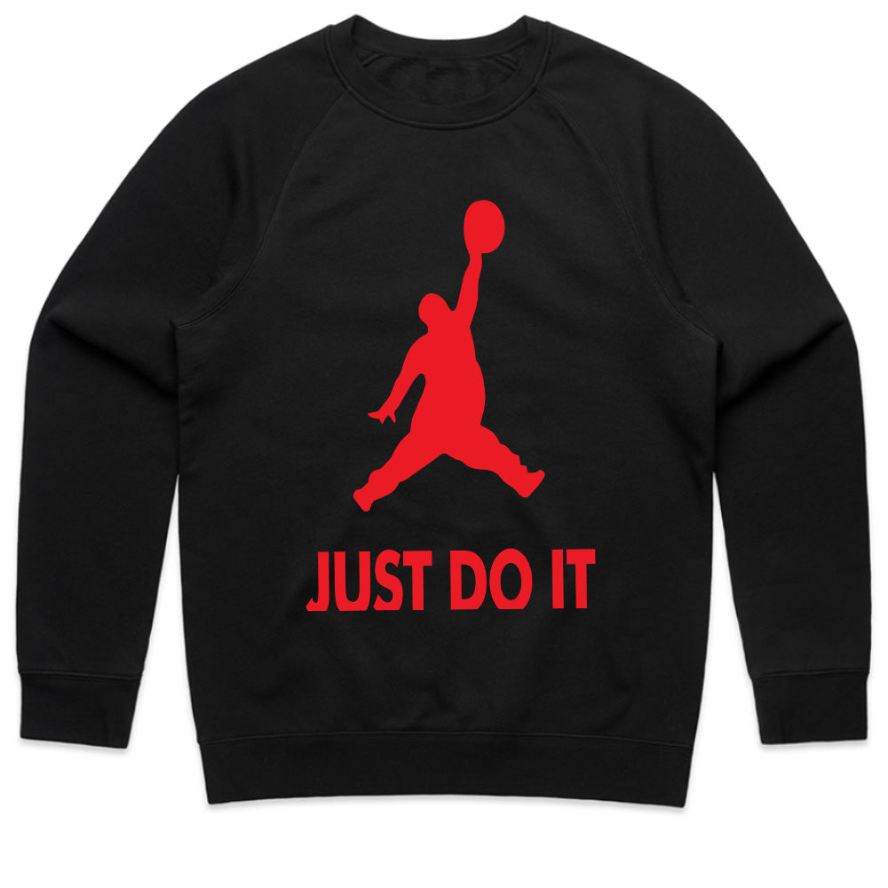 "Just Do It Tomorrow" Red Graphic T-Shirt - Motivational and Fun Design