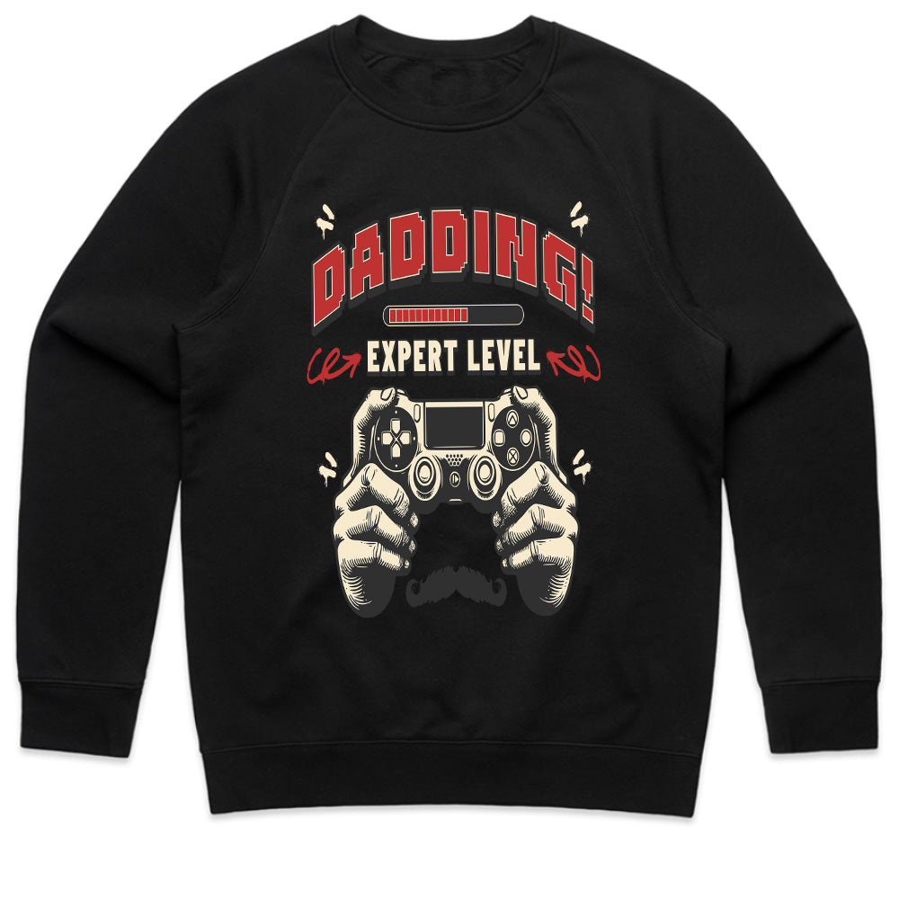 "Dadding! Expert Level" Gamer Dad T-Shirt – The Ultimate Fatherhood & Gaming Tee