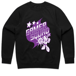 "Gamer Squad UK T-Shirt – Retro Sci-Fi Gaming Tee for True Gamers"