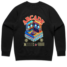 "Arcade Game Time – Retro Neon Gaming T-Shirt for Classic Gamers"