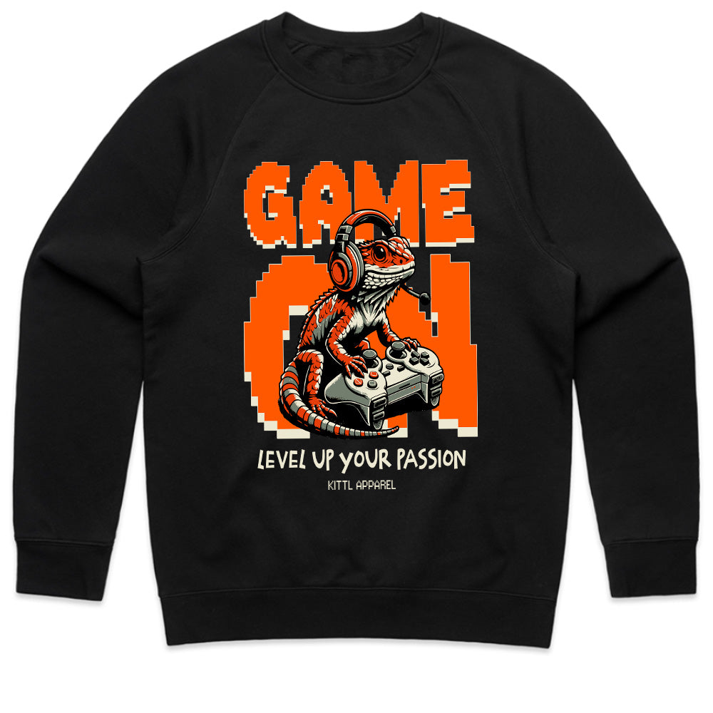 "Game On" Bearded Dragon Gamer T-Shirt - Level Up Your Passion