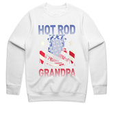 🇺🇸 Hot Rod Grandpa Patriotic Sweatshirt – Classic Car Enthusiast Gift