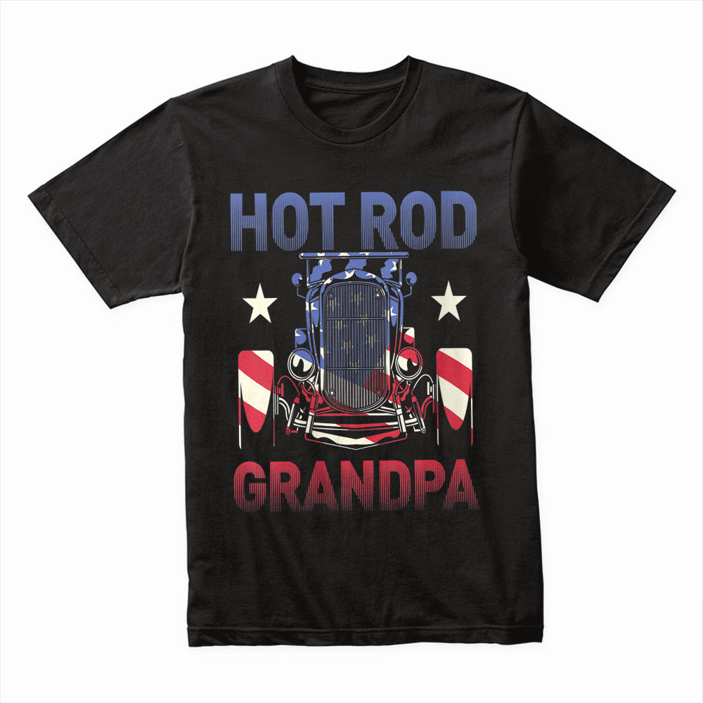 🇺🇸 Hot Rod Grandpa Patriotic Sweatshirt – Classic Car Enthusiast Gift