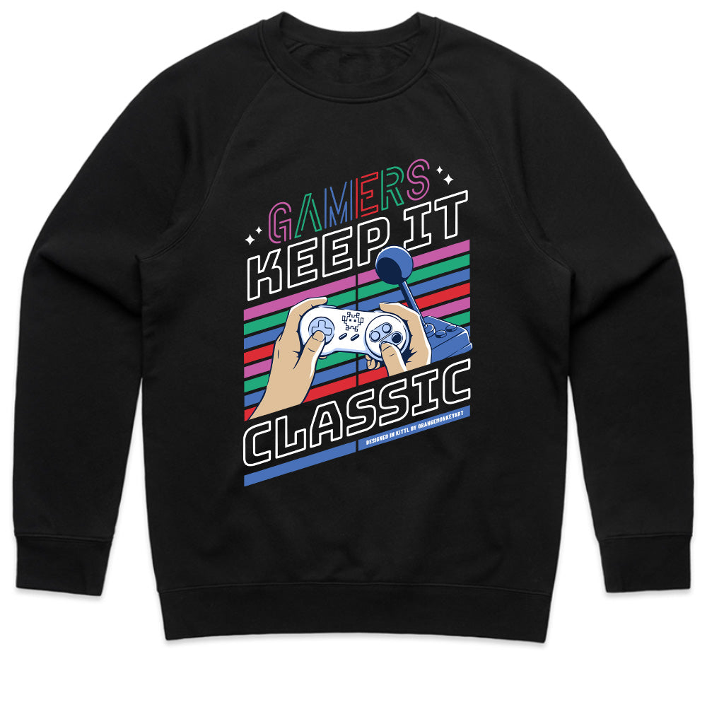 "Gamers Keep It Classic" Retro Gaming T-Shirt