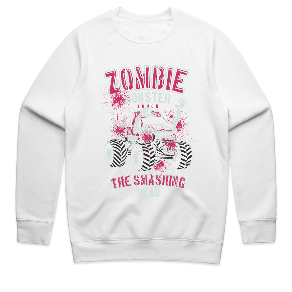 Zombie Monster Truck Sweatshirt – Smash Through the Dead in Style!