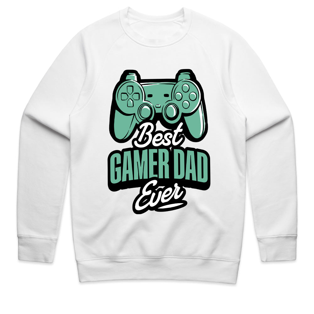 "Best Gamer Dad Ever – Cool Gaming Controller Graphic T-Shirt"