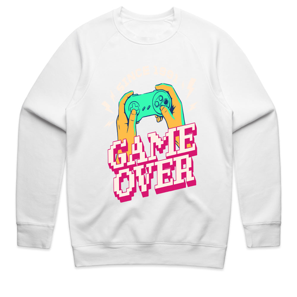 "Game Over Since 1991" Retro Gaming T-Shirt - Vintage Gamer Aesthetic