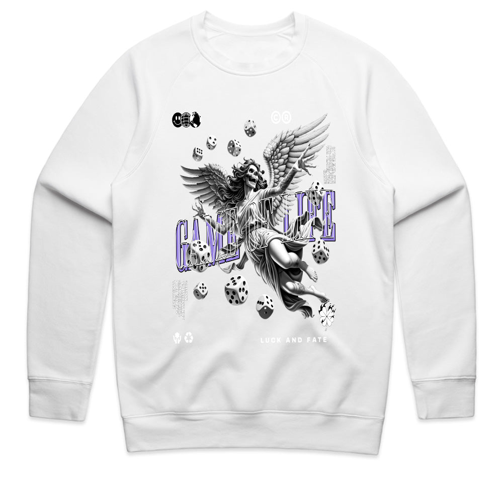 "Game of Life – Gothic Angel & Dice Fate T-Shirt"