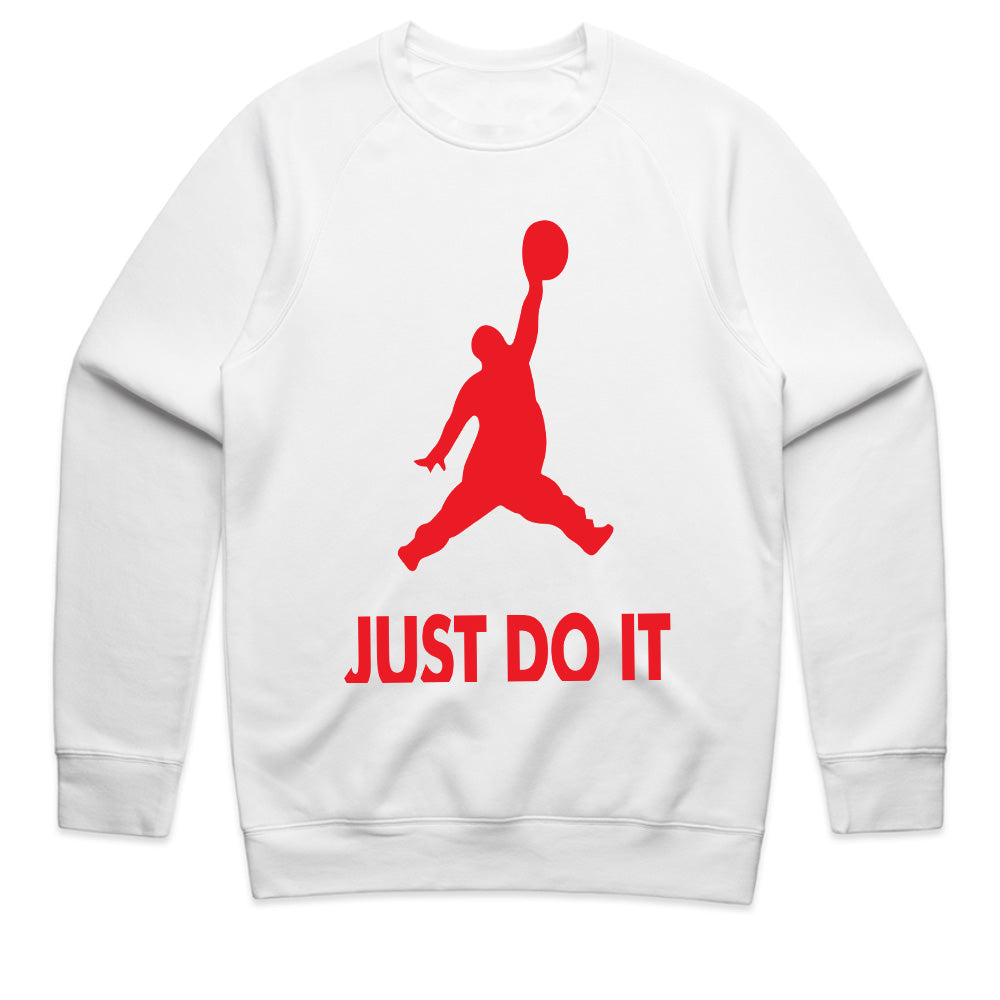 "Just Do It Tomorrow" Red Graphic T-Shirt - Motivational and Fun Design