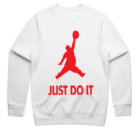 "Just Do It Tomorrow" Red Graphic T-Shirt - Motivational and Fun Design