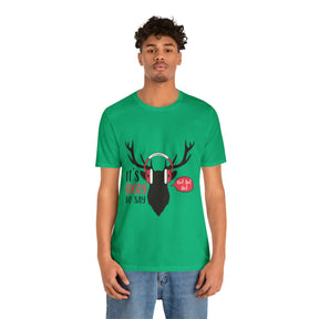 It's Okay To Say Ho Ho Ho - Unisex Jersey Short Sleeve Tee