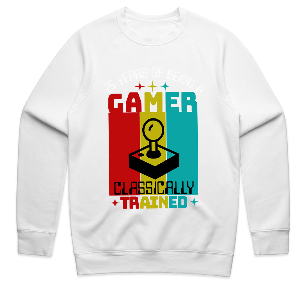 "25 Years of Being a Gamer" Classically Trained Retro Arcade T-Shirt