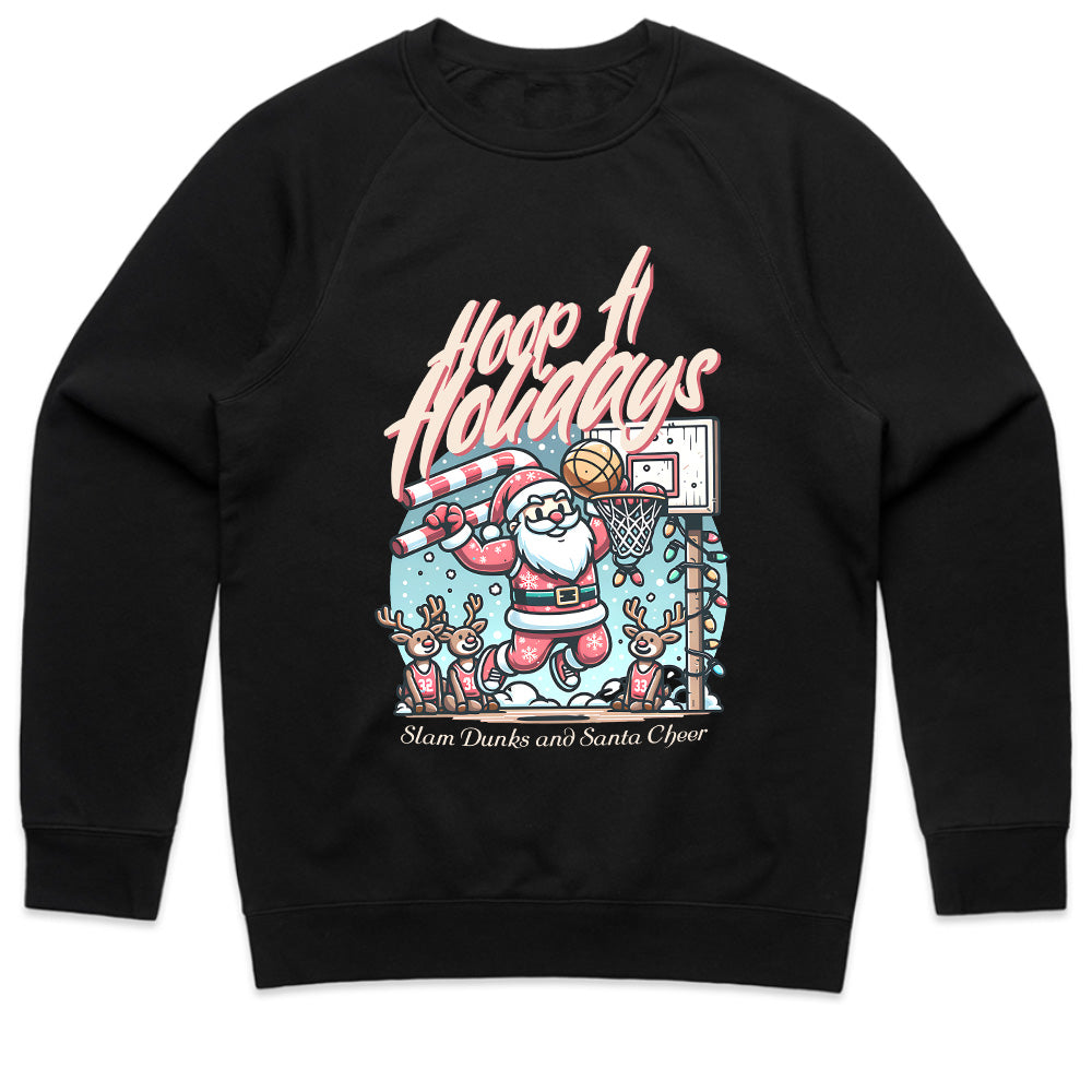 Hoop A Holidays Basketball Santa Tee – Fun Christmas Sports Shirt