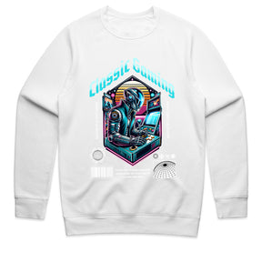"Classic Gaming Cyberpunk T-Shirt – Futuristic Retro Arcade Design"