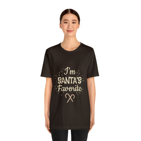I'm Santa's Favorite - Unisex Jersey Short Sleeve Tee