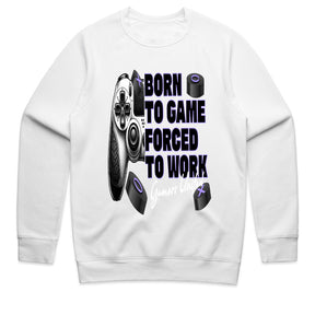 "Born to Game, Forced to Work – Gamer Lifestyle T-Shirt"