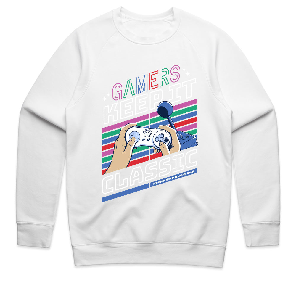 "Gamers Keep It Classic" Retro Gaming T-Shirt