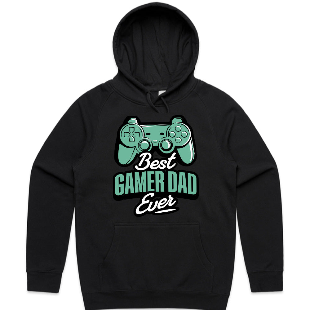 "Best Gamer Dad Ever – Cool Gaming Controller Graphic T-Shirt"