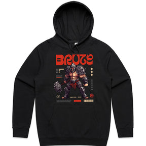 "BRUTE – Retro Pixel Warrior Gaming T-Shirt"