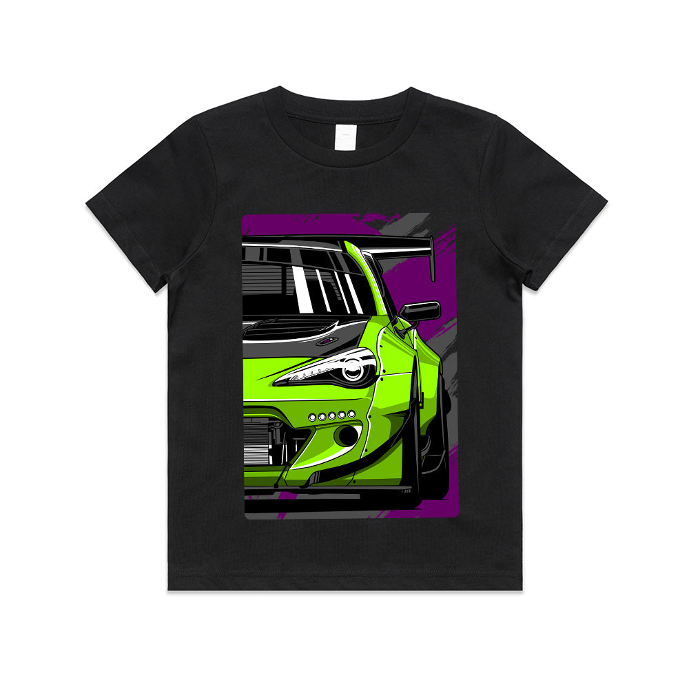 Widebody GT86 – Neon Green JDM Drift Machine T-Shirt