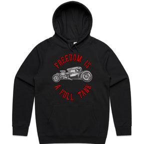 Hot Rod "Freedom is a Full Tank" Vintage Custom Engine T-Shirt