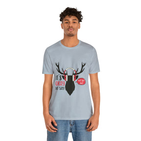 It's Okay To Say Ho Ho Ho - Unisex Jersey Short Sleeve Tee