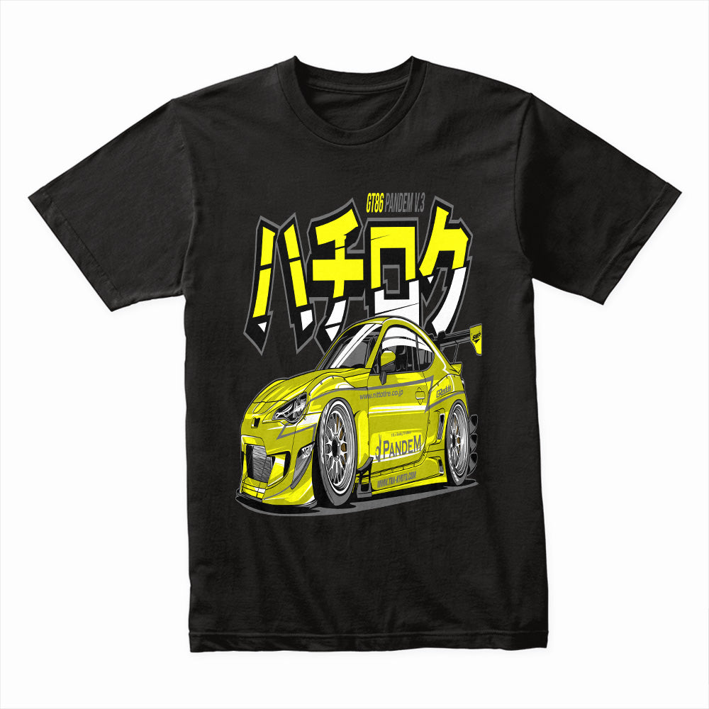 Pandem GT86 ハチロク Widebody JDM Racing T-Shirt