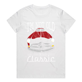 "I'm Not Old, I'm A Classic" T-Shirt – Vintage Car Enthusiast Retro Design