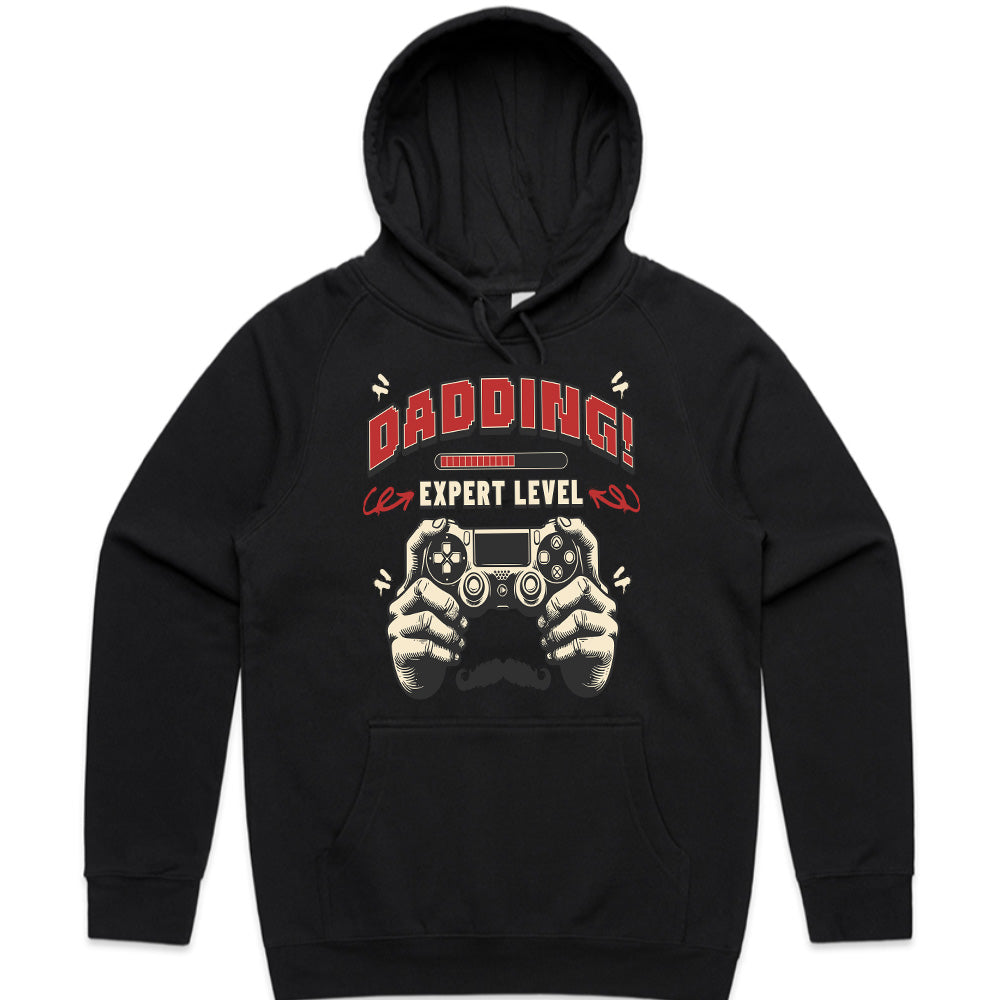 "Dadding! Expert Level" Gamer Dad T-Shirt – The Ultimate Fatherhood & Gaming Tee