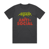 ANTHRAX - I'm Anti-Social - T-shirt Faded Black