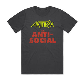ANTHRAX - I'm Anti-Social - T-shirt Faded Black