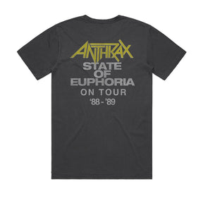 ANTHRAX - SOE on Tour - T-shirt Faded Black