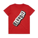 Blondie - Torn Logo Kids - Red T-shirt (Limited Tour Item)