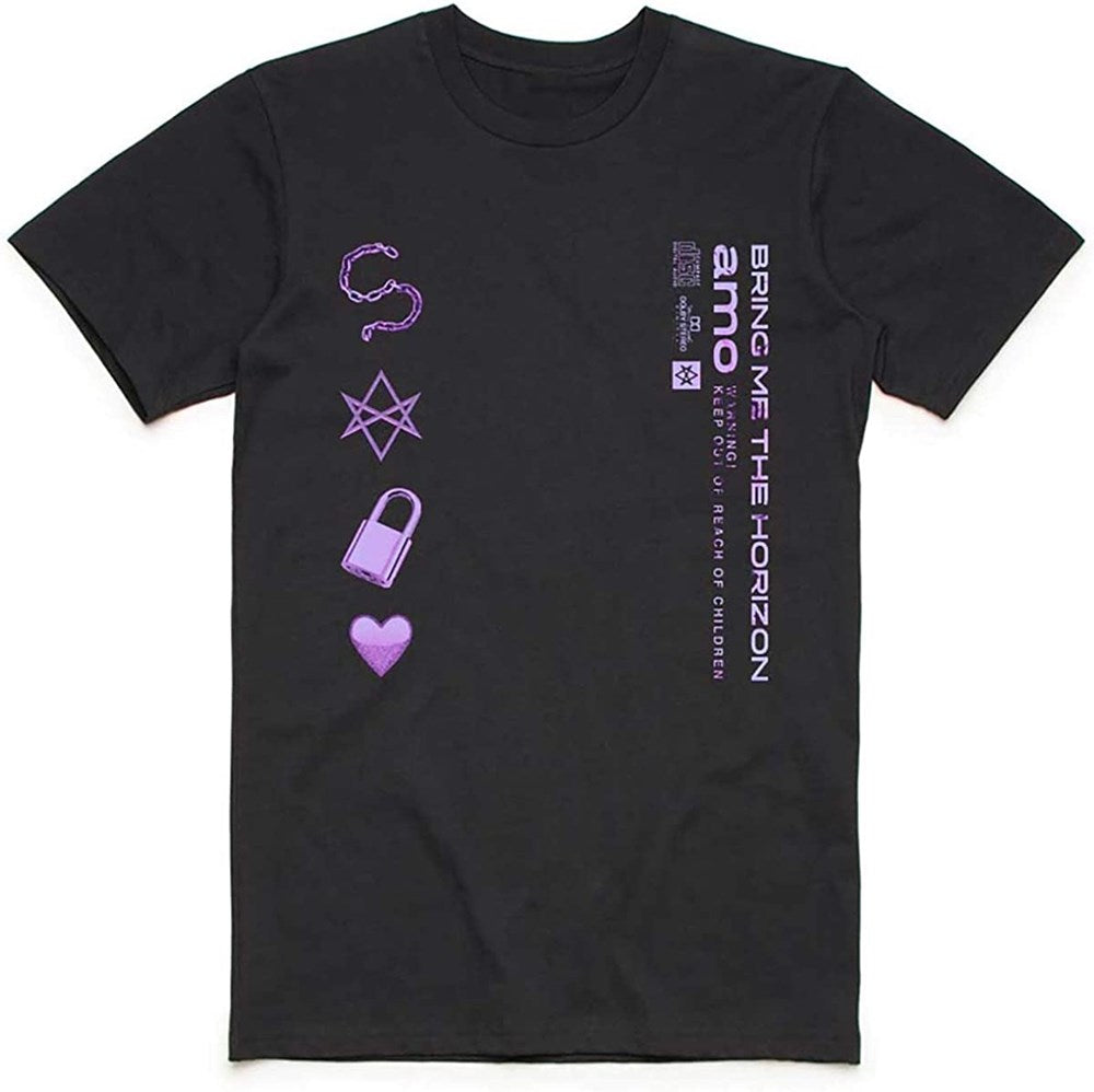 Bring Me The Horizon - AMO Symbols Black T-shirt