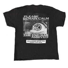 Bring Me The Horizon - Remain Calm - Vintage Wash T-shirt Black