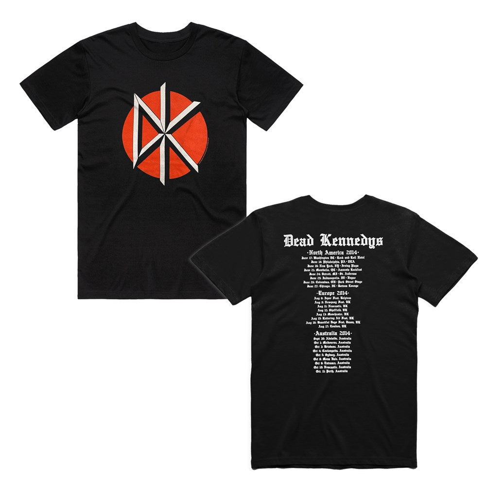 Dead Kennedys - Logo Tour T-shirt 2014 - Black (Limited Tour Item)
