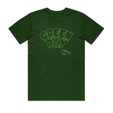 Green Day - Bad Year - Forest Green T-shirt