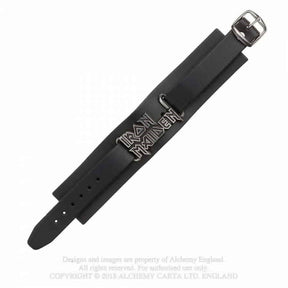 Iron Maiden - Logo Leather Wriststrap