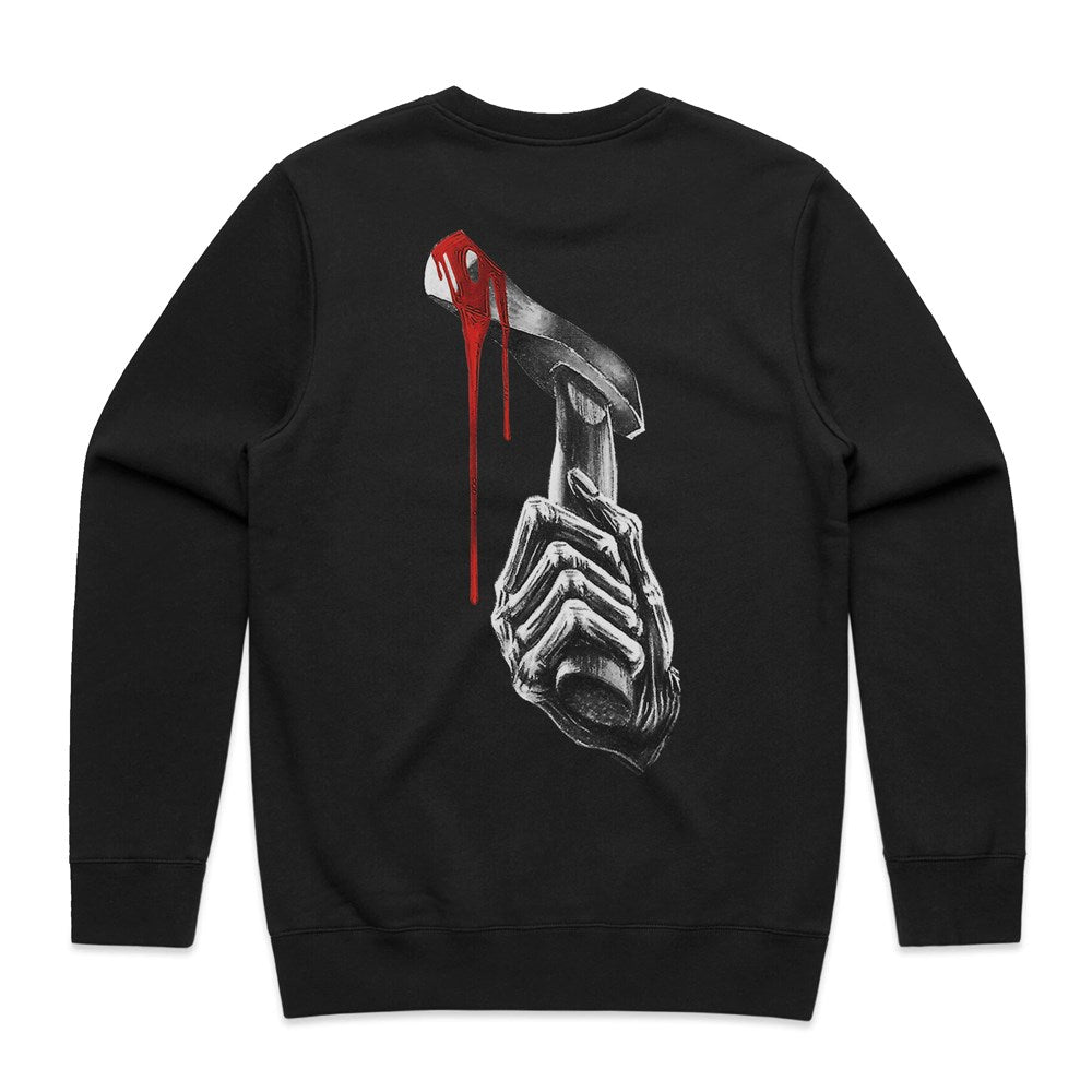 Iron Maiden - Killers Big Axe - Black Crewneck Sweater