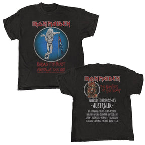 Iron Maiden - Unleash Tour - Vintage Wash T-shirt Black