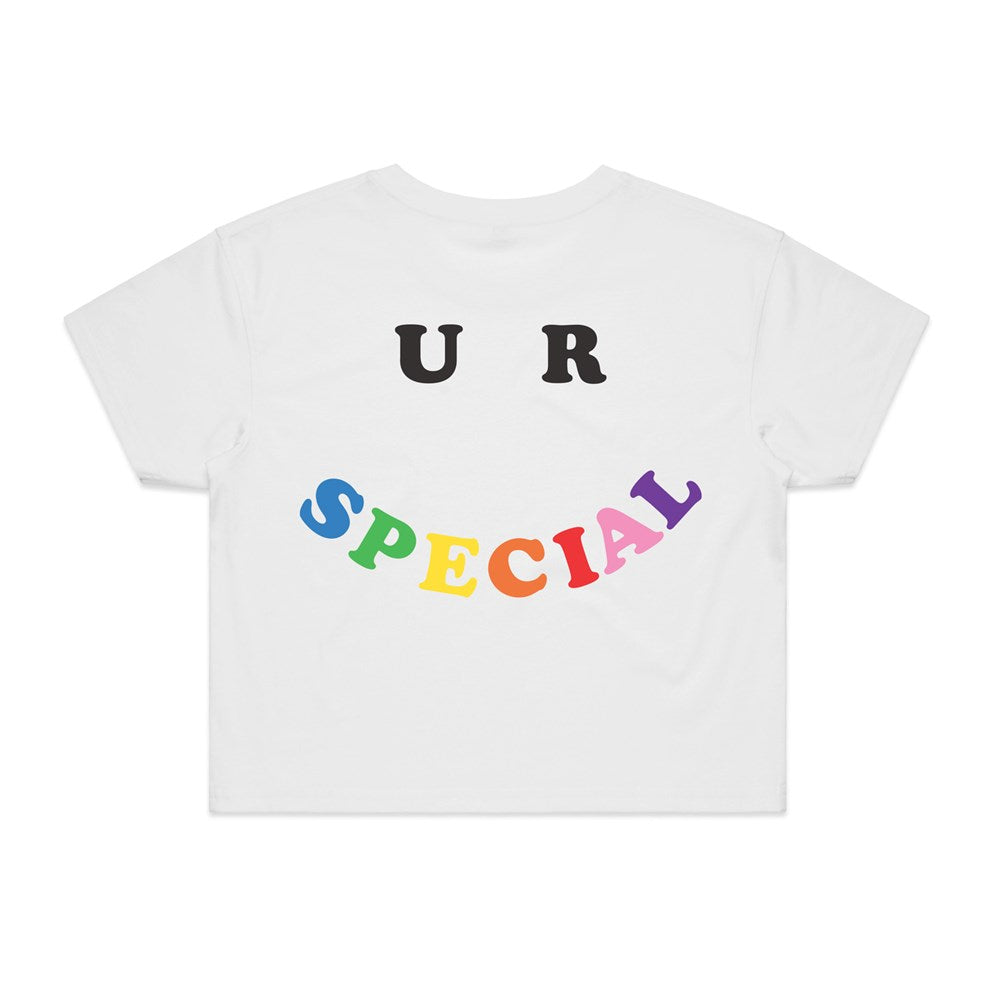 Lizzo - Special Letters - Womens  Crop T-shirt White