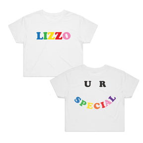 Lizzo - Special Letters - Womens  Crop T-shirt White
