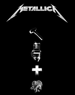 Metallica - First Four Long Sleeve Black T-shirt