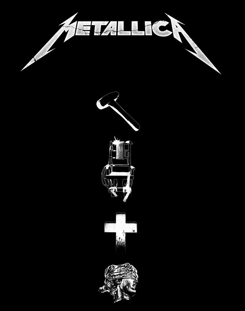 Metallica - First Four Long Sleeve Black T-shirt