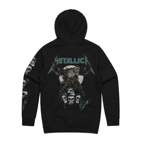 Metallica - S&M2 Skulls - Black Hooded Sweatshirt