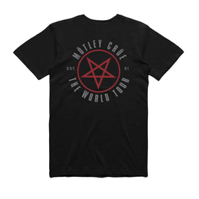 Motley Crue - Bolt World Tour -  Tshirt Black
